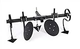 Heavy Hitch Multi-Purpose Disc Cultivator Garden Bedder Attachment with S-Tines and Row Maker Insert Powdercoated in Black | USA Made for Small Tractor Applications Photo, new 2024, best price $598.99 review