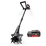 MZK Cordless Tiller Cultivator with 24 Steel Tines, 20V Mini Cultivator with 2AH Battery and Fast Charger Photo, new 2024, best price $139.99 review