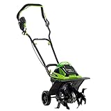 Earthwise TC70040 11-Inch 40-Volt Lithium-Ion Cordless Electric Tiller/Cultivator, 4Ah Battery & Charger Included Photo, new 2024, best price $259.99 review