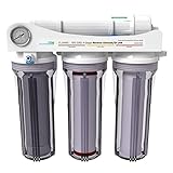 AQUATICLIFE 4-Stage Reverse Osmosis Water Filtration Deionization System, RO/DI Filter Unit 100 GPD Photo, new 2024, best price $126.72 review