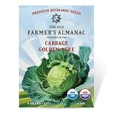 The Old Farmer's Almanac Heirloom Cabbage Seeds (Golden Acre) - Approx 950 Seeds Photo, new 2024, best price $4.29 ($0.00 / Count) review