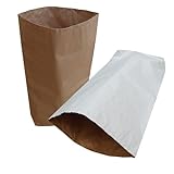 Yuzet, sacchetti di carta a tre strati, capacità di 32 kg e dimensioni di 55 cm x 85 cm, colore bianco foto, nuovo 2024, miglior prezzo EUR 15,58 recensione