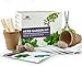 foto Herb Garden Kit - Grow Your Own Kitchen Herbs Indoor - Set regalo del giardiniere - 5 pacchetti di semi di erbe, basilico, prezzemolo, timo, coriandolo, aneto e forbici alle erbe con 3 lame recensione