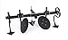 Photo Heavy Hitch Multi-Purpose Disc Cultivator Garden Bedder Attachment with S-Tines and Row Maker Insert Powdercoated in Black | USA Made for Small Tractor Applications review