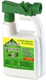 Nature’s Lawn - Lawn Force 5 - Liquid Fertilizer, Aerator, Dethatcher w/Humic + Fulvic Acid, Kelp/Seaweed & Mycorrhizae - Free Sprayer - Pet-Safe - 1qt Photo, new 2024, best price $29.99 review