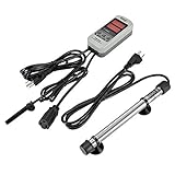 hygger 200W Titanium Aquarium Heater for Salt Water and Fresh Water, Digital Submersible Heater with External IC Thermostat Controller and Thermometer, for Fish Tank 20-45 Gallon Photo, new 2024, best price $59.99 review