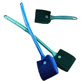 AOODOOM 3 PCS Double-Sided Aquarium Fish Tank Algae Cleaning Brush with Non-Slip Handle, Sponge Scrubber Cleaner for Glass Aquariums and Home Kitchen Photo, new 2024, best price $11.99 review