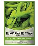 Hungarian Hot Wax Pepper Seeds for Planting Heirloom Non-GMO Hungarian Hot Wax Peppers Plant Seeds for Home Garden Vegetables Makes a Great Gift for Gardening by Gardeners Basics Photo, new 2024, best price $4.95 review