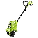 Earthwise TC70020 20-Volt 7.5-Inch Cordless Electric Tiller Cultivator, (2AH Battery & Fast Charger Included) Photo, new 2024, best price $173.95 review