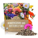 Wildflower Seeds Butterfly and Humming Bird Mix - Large 1 Ounce Packet 7,500+ Seeds - 23 Open Pollinated Annual and Perennial Species Photo, new 2024, best price $7.97 ($0.00 / Count) review
