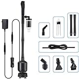 hygger 396GPH DC Electric Aquarium Gravel Cleaner, 5 in 1 Automatic Fish Tank Cleaning Tool Set Vacuum Water Changer Sand Washer Filter Siphon Adjustable Length 12V 20W Photo, new 2024, best price $48.99 review