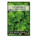 Sow Right Seeds - Cilantro Seed - Non-GMO Heirloom Seeds with Full Instructions for Planting an Easy to Grow herb Garden, Indoor or Outdoor; Great Gift (1 Packet) Photo, new 2024, best price $4.99 review
