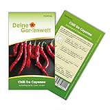 Chili De Cayenne Samen - Capsicum annuum - Chilisamen - Gemüsesamen - Saatgut für 30 Pflanzen Foto, neu 2024, bester Preis 1,99 € (0,07 € / stück) Rezension