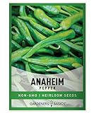Anaheim Pepper Seeds for Planting Heirloom Non-GMO Anaheim Peppers Plant Seeds for Home Garden Vegetables Makes a Great Gift for Gardening by Gardeners Basics Photo, new 2024, best price $5.95 review
