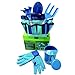Foto Queta Juego de Herramientas de jardinería para niños 6 Piezas Set Kids Gardening Toys con regadera Guantes Pala rastrillo Juguete de Jardinería Al Aire Libre con Bolsa (azul) revisión