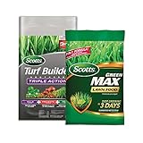Scotts Turf Builder Southern Triple Action and Scotts Green Max Lawn Food Bundle for Large Southern Lawns Photo, new 2024, best price $105.07 review