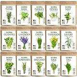 Seedra 15 Herb Seeds Variety Pack - 4500+ Non-GMO Heirloom Seeds for Planting Hydroponic Indoor or Outdoor Home Garden - Lavender, Parsley, Cilantro, Basil, Thyme, Mint, Rosemary, Dill & More Photo, new 2024, best price $18.89 ($1.26 / Count) review