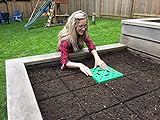 Seeding Square – Square Foot Gardening Template – Seed Sowing Tool Kit Comes with: Color Coded Seed Spacer Template & Magnetic Seed Dibber/Seed Ruler/Seed Spoon & Vegetable Garden Planting Guide Photo, new 2024, best price $26.95 review
