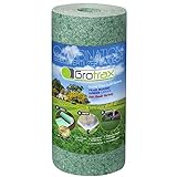 Grotrax Biodegradable Grass Seed Mat - 55 SQFT Year Round - Grass Seed and Fertilizer All in One for Lawns, Dog Patches & Shade - Just Roll, Water & Grow - No Fake or Artificial Grass Photo, new 2024, best price $52.99 review