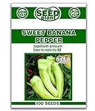 Sweet Banana Pepper Seeds - 100 Seeds Non-GMO Photo, new 2024, best price $1.89 ($0.02 / Count) review