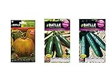 Lote 3 sobres de semillas Híbridos y línea especial (Tomate, Calabacin y Pepino) Foto, nuevo 2024, mejor precio 16,95 € revisión