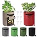 Photo Future Way 6-Pack Potato Grow Bags, 10 Gallon Potato Planters with 2 Flaps, Sturdy Fabric Pots with Handles & Reinforced Stitching, Labels Included, Multi-Color Set review