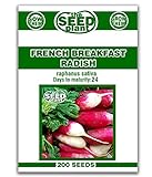 French Breakfast Radish Seeds - 200 Seeds Non-GMO Photo, new 2024, best price $1.59 ($0.01 / Count) review