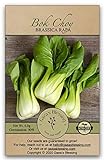 Gaea's Blessing Seeds - Bok Choy Seeds (2.0g) Canton Pak Choi Chinese Cabbage Non-GMO Seeds with Easy to Follow Planting Instructions - Heirloom 90% Germination Rate Photo, new 2024, best price $5.59 review