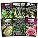 Photo Survival Garden Seeds - Asian Vegetable Collection Seed Vault for Planting - Thai Basil, Napa Cabbage, Canton Pak Choi, Chinese Celery, Green Onions, Watermelon Radish - Non-GMO Heirloom Varieties review