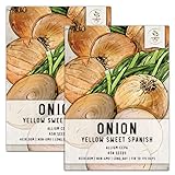 Seed Needs, Yellow Sweet Spanish Onion Seeds for Planting (Allium cepa) Twin Pack of 450 Seeds Each Non-GMO Photo, new 2024, best price $8.85 ($4.42 / Count) review