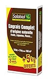 Solabiol SOCOMP15P Engrais Complet15 Kg + 5 Kg Offerts | Double Action : Effet « Starter » et Durable, Puissant Photo, nouveau 2024, meilleur prix 39,89 € (1,99 € / kg) examen
