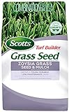Scotts Turf Builder Grass Seed Zoysia Grass Seed and Mulch, 5 lb. - Full Sun and Light Shade - Thrives in Heat & Drought - Grows a Tough, Durable, Low-Maintenance Lawn - Seeds up to 2,000 sq. ft. Photo, new 2024, best price $53.98 review