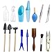 Photo Wesdxc 15 Pieces Succulent Plants Tools, Mini Garden Hand Tools Transplanting Tools Miniature Planting Gardening Tool Set for Indoor Miniature Fairy Garden Plant Care review