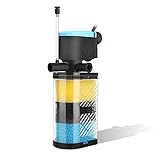 Kulife New 3-Stage Aquarium Filters for 10 - 40 Gallon Fish Tanks Dual Water Outlets with Aeration Photo, new 2024, best price $19.99 review