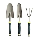 Amazon Basics Garden Tool Collection - 3PC Garden Tool Set (Hand Trowel, Hand Transplanter, Hand Cultivator) Photo, new 2024, best price $15.59 review