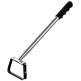 Walensee Mini Action Hoe for Weeding Stirrup Hoe Tools for Garden Hula-Ho with 14- Inch Scuffle Loop Hoe Gardening Weeder Cultivator, Sharp Durable Metal Handle Weeding Rake with Cushioned Grip, Grey Photo, new 2024, best price $16.50 review