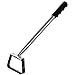 Photo Walensee Mini Action Hoe for Weeding Stirrup Hoe Tools for Garden Hula-Ho with 14- Inch Scuffle Loop Hoe Gardening Weeder Cultivator, Sharp Durable Metal Handle Weeding Rake with Cushioned Grip, Grey review