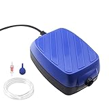 FYD 3W Aquarium Air Pump Ultra Quiet 1.8L/Min with Accessories for Up to 30 Gallon Fish Tank Photo, new 2024, best price $10.99 review