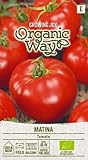 Organic Way | TOMATEN MATINA samen | Gemüsesamen | Tomatensamen | Garten Samen | Eine frühe Tomatensorte, hohe Tomatenstengeln | 1 Pack Foto, neu 2024, bester Preis 3,22 € Rezension