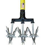 Rotary Cultivator Tool - 40” to 60” Telescoping Handle - Reinforced Tines - Reseeding Grass or Soil Mixing - All Metal, No Plastic Structural Components - Cultivate Easily Photo, new 2024, best price $39.99 review