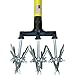 Photo Rotary Cultivator Tool - 40” to 60” Telescoping Handle - Reinforced Tines - Reseeding Grass or Soil Mixing - All Metal, No Plastic Structural Components - Cultivate Easily review