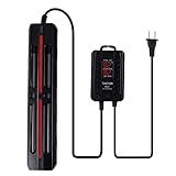 Aquarium Heater 500W/800W/1000W/1200W, Double Heating Tubes, Fast Heating and Power Saving, External Digital Temp Controller, Used for 50-160 Gallon Fresh/Salt Water Fish Tanks（1200W） Photo, new 2024, best price $76.99 review