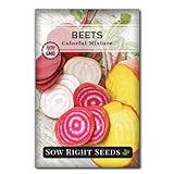 Sow Right Seeds - Beet Mix Seed for Planting - Non-GMO Heirloom Packet with Instructions to Plant & Grow an Outdoor Home Vegetable Garden - Nutritious, Cold Hardy, Vigorous and Productive - Great Gift Photo, new 2024, best price $4.99 review