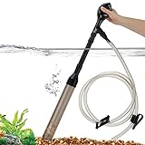 hygger Manual 256GPH Gravel Vacuum for Aquarium, Run in Seconds Aquarium Gravel Cleaner Low Water Level Water Changer Fish Tank Cleaner with Pinch or Grip Suction Ball Adjustable Length Photo, new 2024, best price $29.99 review