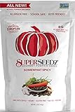 Superseedz Gourmet Roasted Pumpkin Seeds | Somewhat Spicy | Whole 30, Paleo, Vegan & Keto Snacks | 8g Plant Based Protein | Produced In USA | Nut Free | Gluten Free Snack | (6-pack, 5oz each) Photo, new 2024, best price $26.84 ($0.89 / Ounce) review