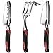 Photo ESOW Garden Tool Set, 3 Piece Cast-Aluminum Heavy Duty Gardening Kit Includes Hand Trowel, Transplant Trowel and Cultivator Hand Rake with Soft Rubberized Non-Slip Ergonomic Handle, Garden Gifts review