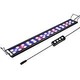 Hygger 9W Full Spectrum Aquarium Light with Aluminum Alloy Shell Extendable Brackets, White Blue Red LEDs, External Controller, for Freshwater Fish Tank (12-18 inch) Photo, new 2024, best price $18.99 review