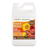 AgroThrive Fruit and Flower Organic Liquid Fertilizer - 3-3-5 NPK (ATFF1064) (64 oz) for Fruits, Flowers, Vegetables, Greenhouses and Herbs Photo, new 2024, best price $24.50 ($0.38 / Ounce) review