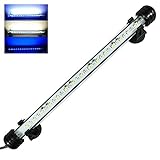 MingDak Submersible LED Aquarium Light,Fish Tank Light with Timer Auto On/Off, White & Blue LED Light bar Stick for Fish Tank, 3 Light Modes Dimmable,6W,11 Inch Photo, new 2024, best price $12.99 review