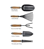 OLMSTED FORGE Garden Tool Set, 5 Pieces, Heavy Duty Powder Coated Steel, Cork Handle Photo, new 2024, best price $54.99 review